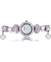 Buy Accurist Ladies Sweet Lavender Charmed Bracelet Watch online