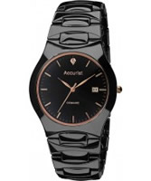 Buy Accurist Mens Black Ceramic Watch online