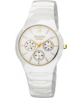 Buy Accurist Mens White Ceramic Watch online