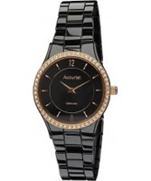 Buy Accurist Ladies Black Cermic Watch online