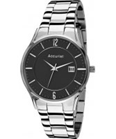 Buy Accurist Mens Black Dial Analogue Watch online