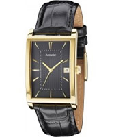 Buy Accurist Mens Gold Black Watch online