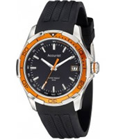 Buy Accurist Mens Orange Black Watch online