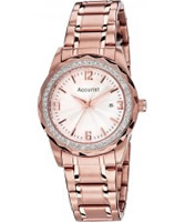 Buy Accurist Ladies Rose Gold Watch online