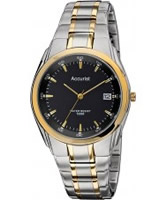 Buy Accurist Mens Two Tone Bracelet Watch online