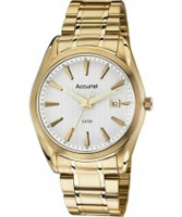 Buy Accurist Mens Champagne and Gold Tone Bracelet Watch online