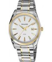 Buy Accurist Mens Two Tone Steel Bracelet Watch online