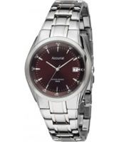 Buy Accurist Mens Brown Silver Watch online