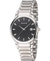 Buy Accurist Mens SPECIAL Black Silver Watch online