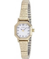 Buy Rotary Ladies Expander Gold Plated Watch online