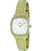 Buy Rotary Ladies Windsor Slim Gold Plated Watch online