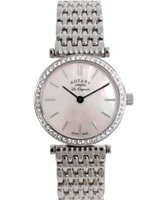 Buy Rotary Ladies Les Originales Pink Mop Dial Crystals Watch online