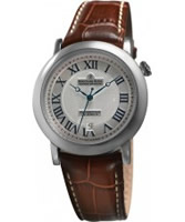 Buy Dreyfuss and Co Mens Silver Stamped Brown Watch online