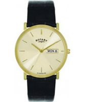 Buy Rotary Mens Gold Plated Champagne Watch online