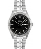 Buy Rotary Mens Les Originales Black Steel Watch online