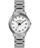 Buy Rotary Ladies Stone Set Pink Mop Dial Ss Bracelet Watch online