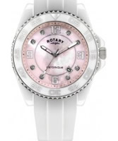 Buy Rotary Ceramique White Pink Watch online