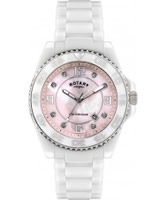 Buy Rotary Ceramique White Pink Watch online