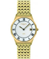 Buy Rotary Mens Ultra Slim Gold Plated Watch online