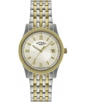 Buy Rotary Mens Two Tone Quartz Watch online