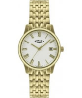 Buy Rotary Mens Gold Plated Watch online