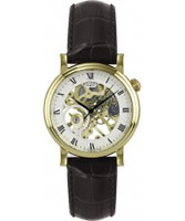 Buy Rotary Mens Mechanical Gold Watch online