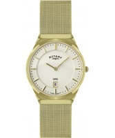 Buy Rotary Mens Gold Plated Watch online