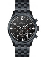 Buy Rotary Mens Black IP Watch online