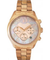 Buy Project D Ladies Chronograph Rose Gold Watch online