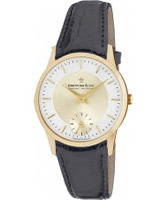 Buy Dreyfuss and Co Mens Gold Brown Watch online