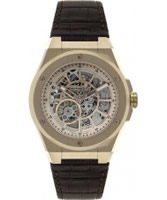 Buy Dreyfuss and Co Mens Skeleton Rose Gold Automatic Watch online