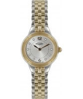 Buy Rotary Ladie Silver And Rose Gold Watch online