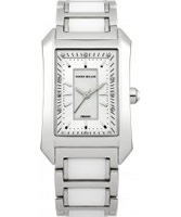 Buy Karen Millen Ladies Steel and White Ceramic Watch online