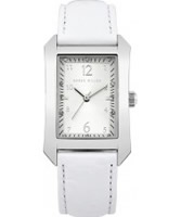 Buy Karen Millen Ladies White Leather Strap Watch online