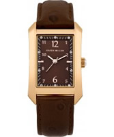 Buy Karen Millen Ladies Brown Leather Strap Watch online