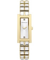Buy Karen Millen Ladies Gold Crystal Set Bracelet Watch online