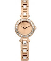 Buy Karen Millen Ladies Rose Gold and Stone Set Watch online