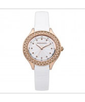 Buy Karen Millen Ladies White and Rose Gold Watch online