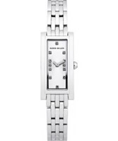 Buy Karen Millen Ladies Silver Stone Set Watch online