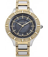 Buy Karen Millen Ladies Two Tone Watch with Crystals online