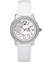 Buy Royal London Ladies White Crystal Heart Fashion Watch online