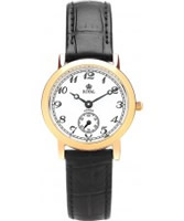 Buy Royal London Ladies Classic Black and Gold Watch online