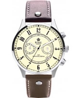 Buy Royal London Mens Vintage Brown Chronograph Watch online