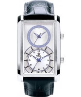 Buy Royal London Mens Dual Time Silver and Black Watch online