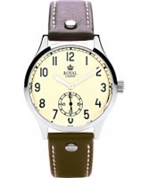 Buy Royal London Mens Vintage Beige and Brown Watch online