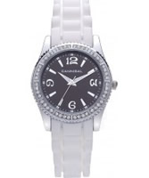 Buy Cannibal Ladies White Black Silicone Watch online