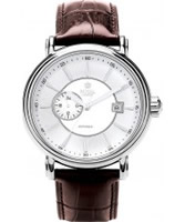 Buy Royal London Mens Automatic Brown Leather Watch online