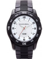 Buy Cannibal Mens White Black Plastic Watch online