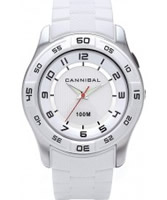 Buy Cannibal Mens All White Plastic Watch online