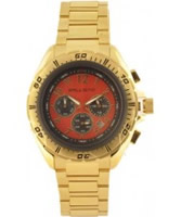 Buy Ballistic Mens Chronograph Red Gold Watch online